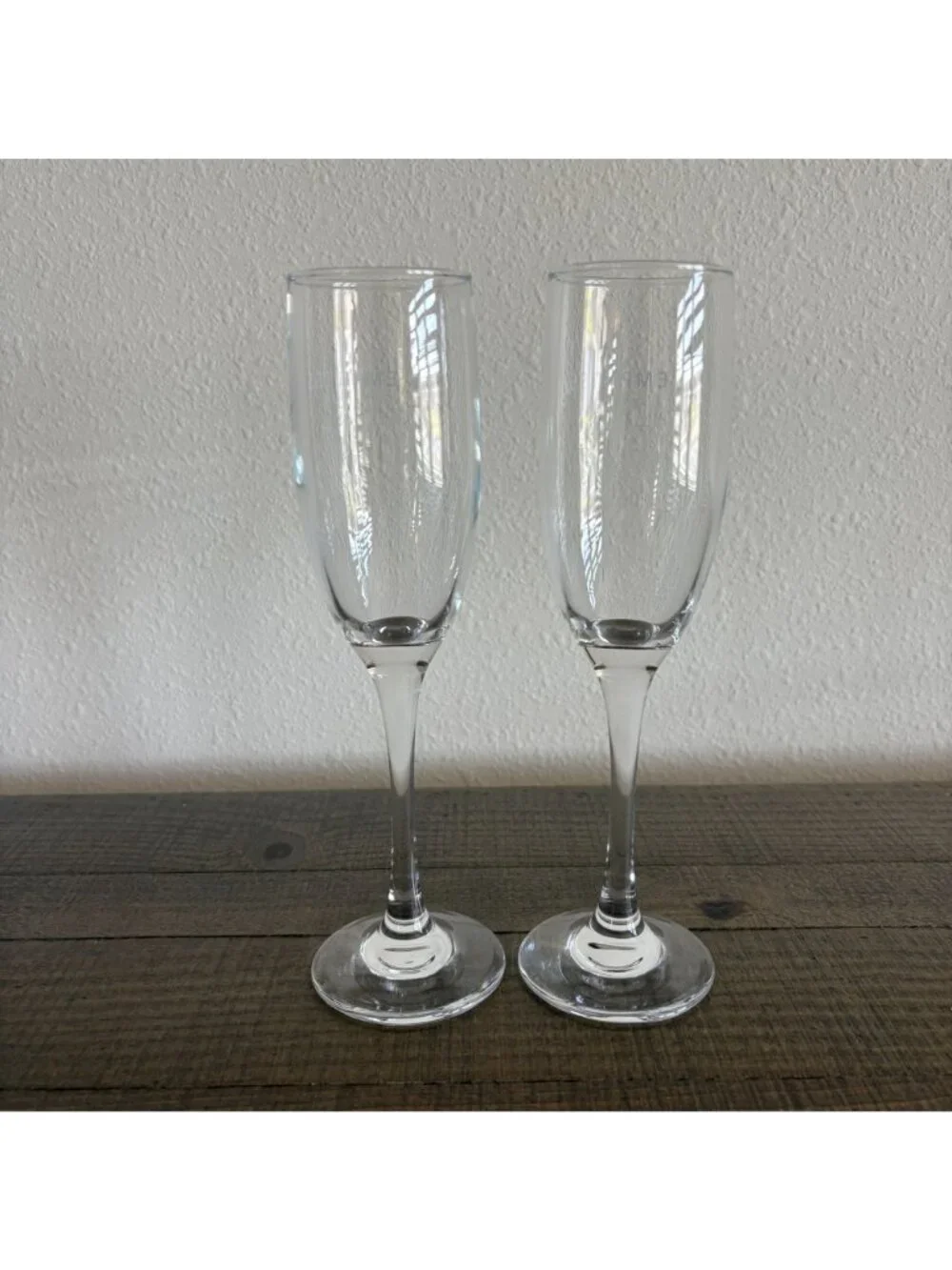 Empress 1908 Gin Champagne Flute Glass Set of 2 Glasses Promotional‎